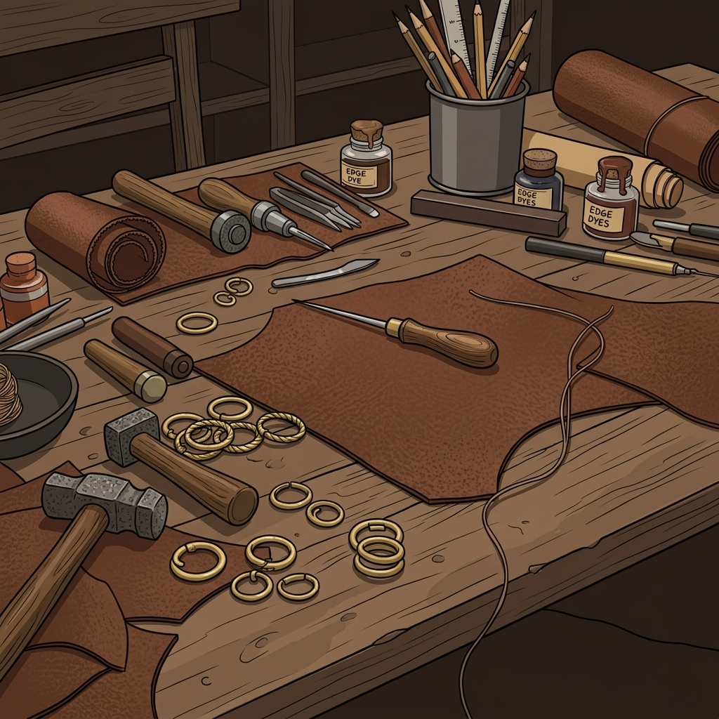 Essential Leatherworking Tools for Beginners: Build Your First Fantasy & LARP Gear