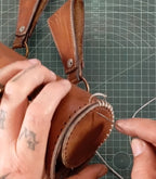 Leather bag pattern | Larp fantasy purse | DIY instructions