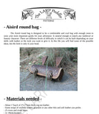Leather bag pattern | Larp fantasy purse | DIY instructions