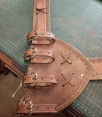 Baldric leather pattern | Steampunk musketeer | DIY instructions