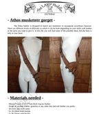 Baldric leather pattern | Steampunk musketeer | DIY instructions