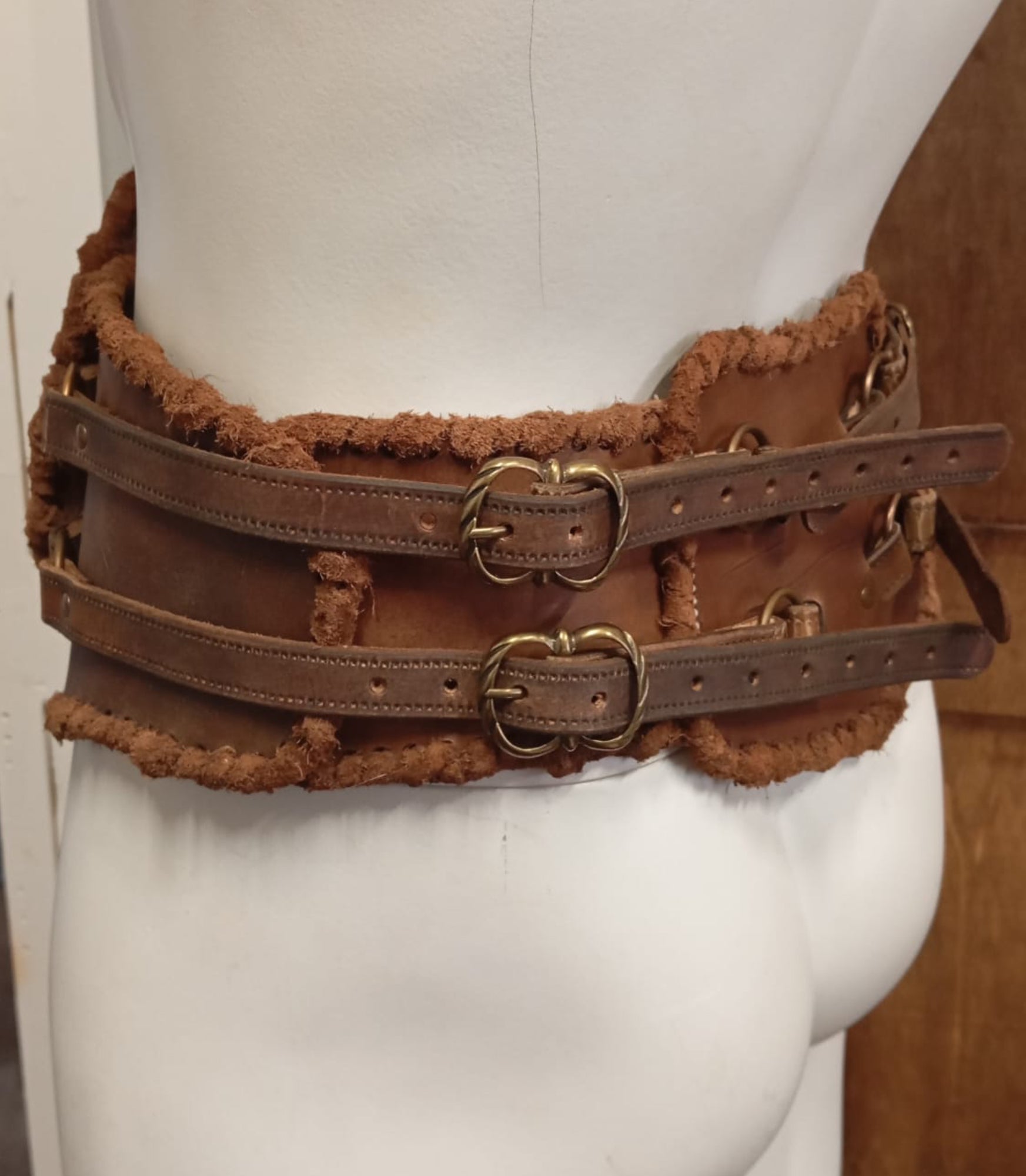Kidney Belt Leather Pattern | Druid LARP | Template & instructions