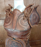 Woman Armor Leather Pattern | Female Druid LARP | Patterns & Instructions