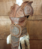 Female Armor Leather Pattern | Druid LARP | Pattern & Instructions