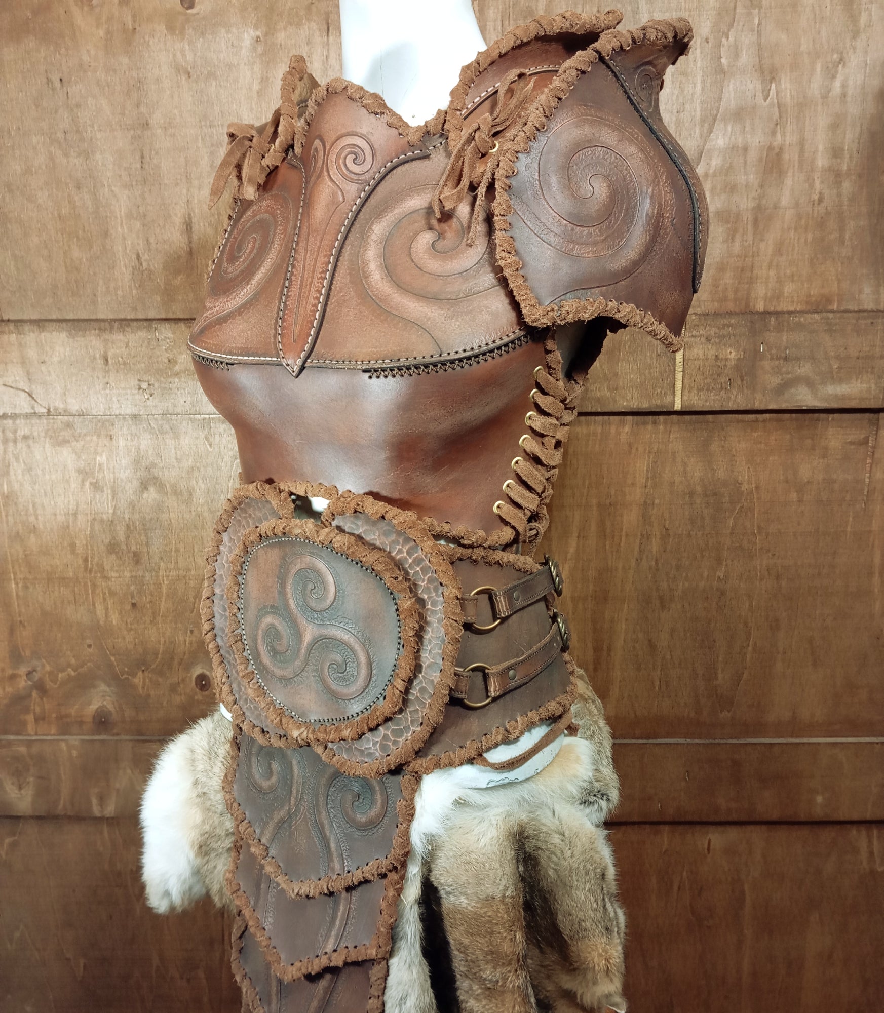 Female Armor Leather Pattern | Druid LARP | Pattern & Instructions