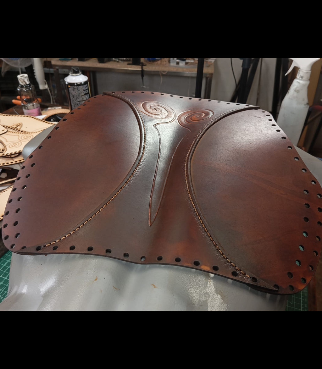 Chest Armor Leather Pattern | Druid LARP | Template & Instructions