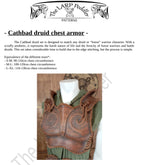 Chest Armor Leather Pattern | Druid LARP | Template & Instructions