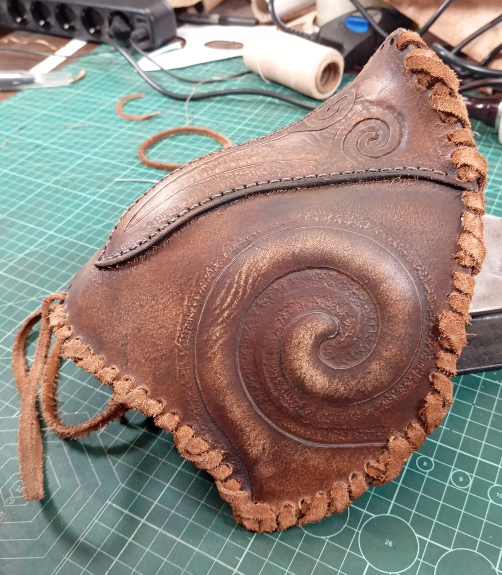 Woman Armor Leather Pattern | Female Druid LARP | Patterns & Instructions