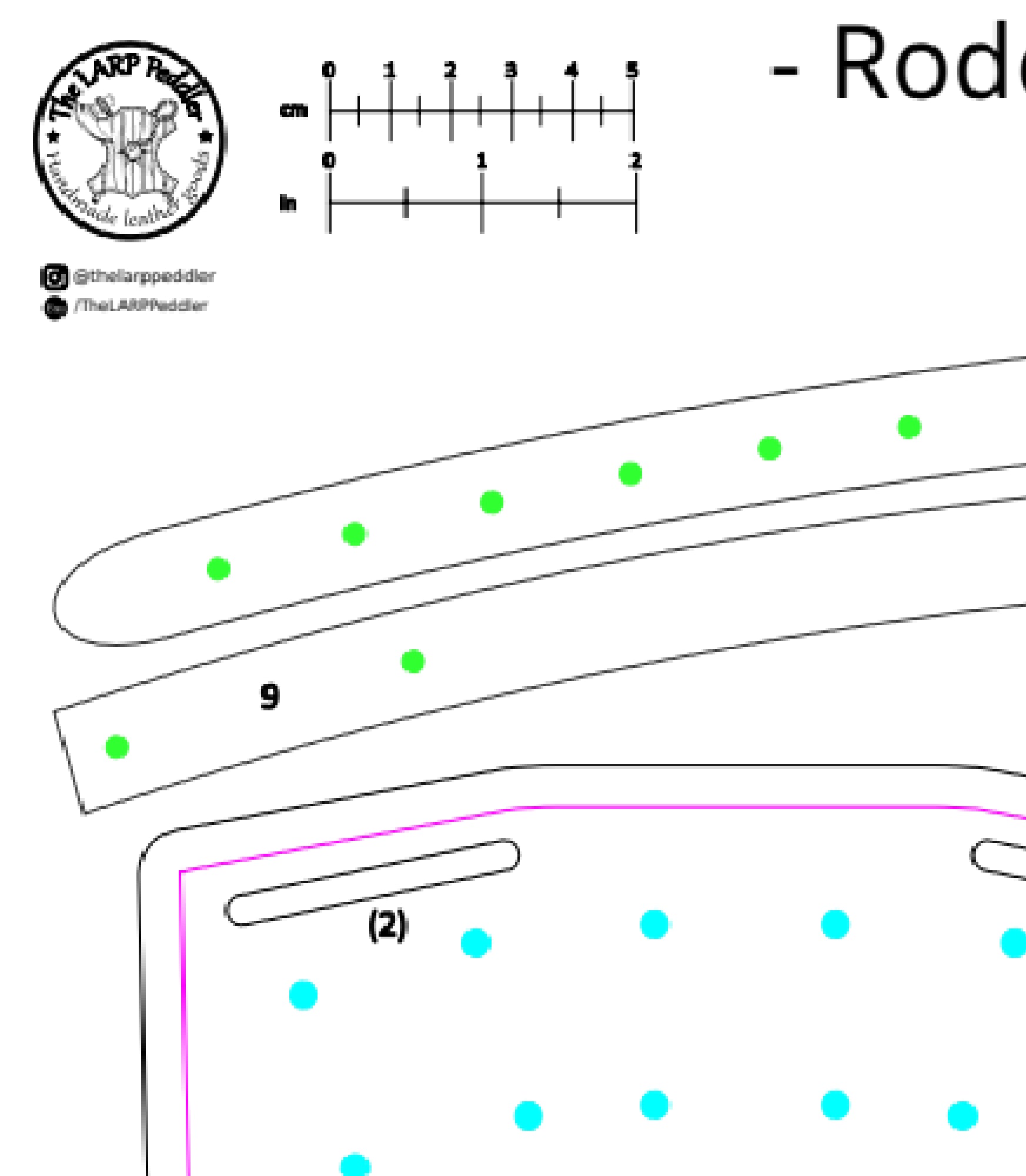 Chest harness leather pattern | tactical Rogue LARP | DIY instructions