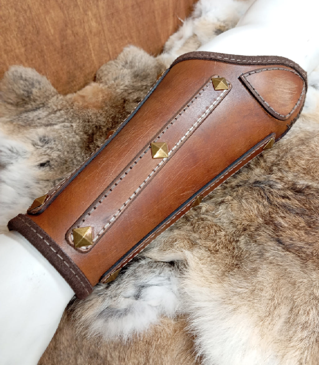Bracers leather pattern | LARP Viking warrior armor | DIY instructions included