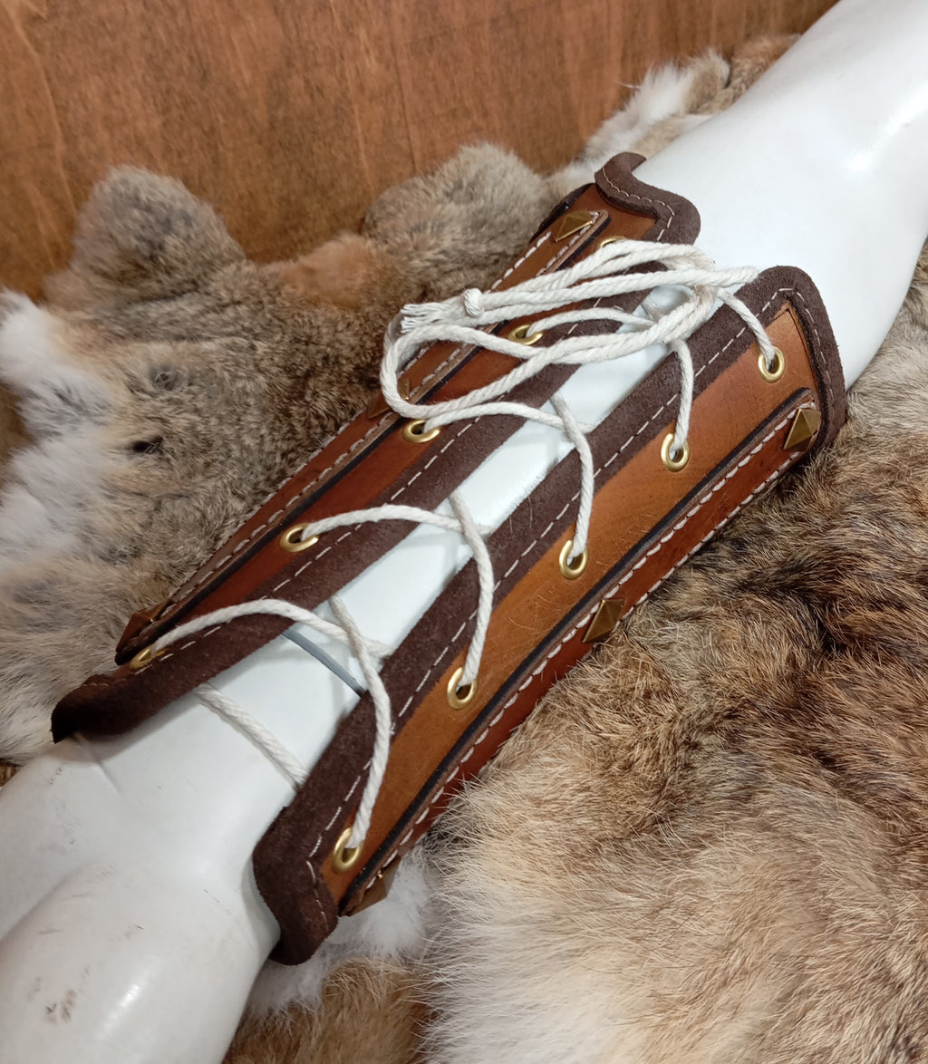 Bracers leather pattern | LARP Viking warrior armor | DIY instructions included