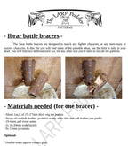 Bracer leather pattern | LARP warrior or ranger | DIY with instructions