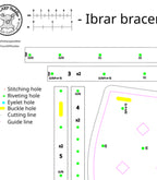 Bracer leather pattern | LARP warrior or ranger | DIY with instructions