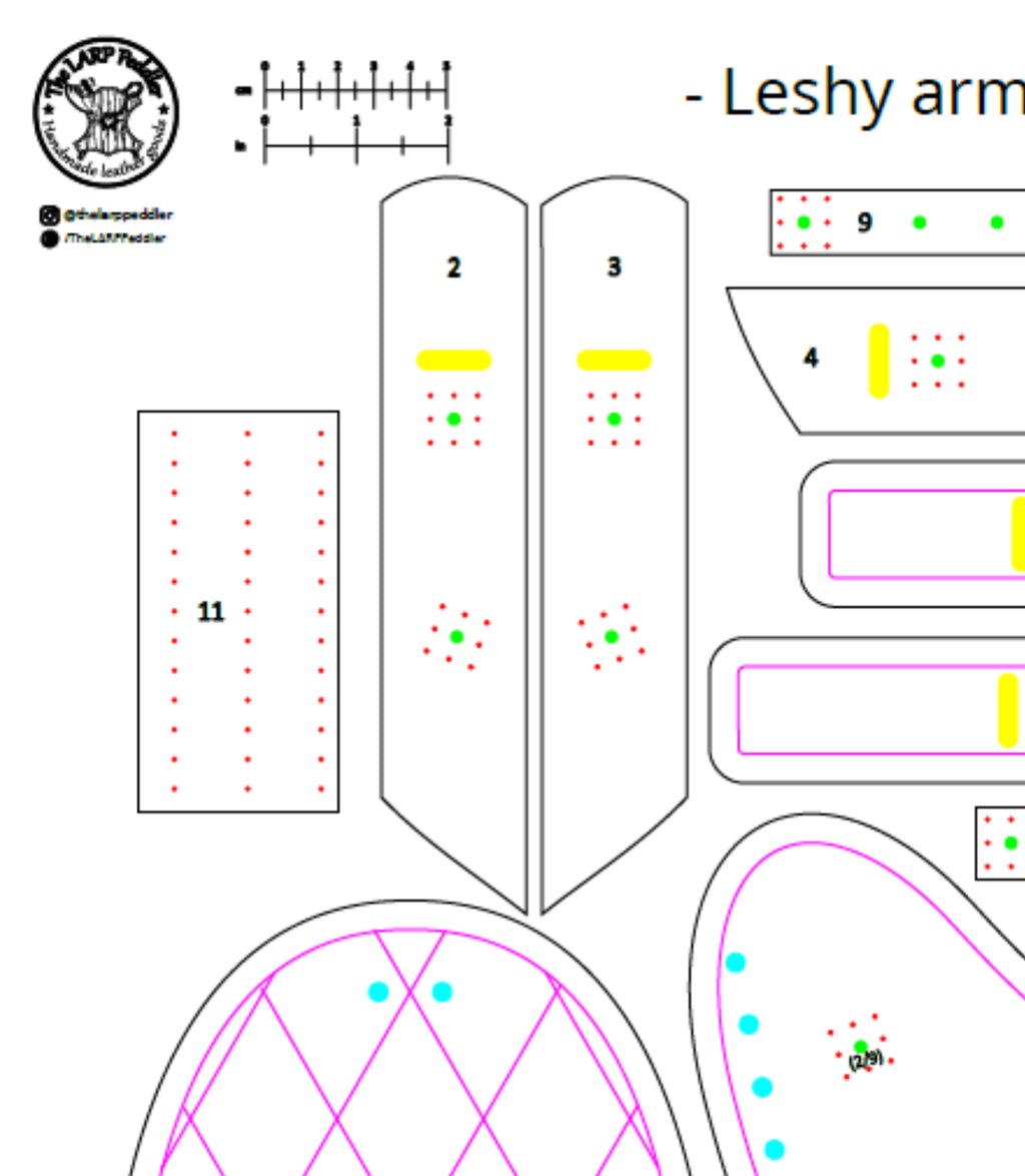 Dog harness leather pattern | Pet armor | DIY instructions