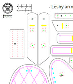 Dog harness leather pattern | Pet armor | DIY instructions