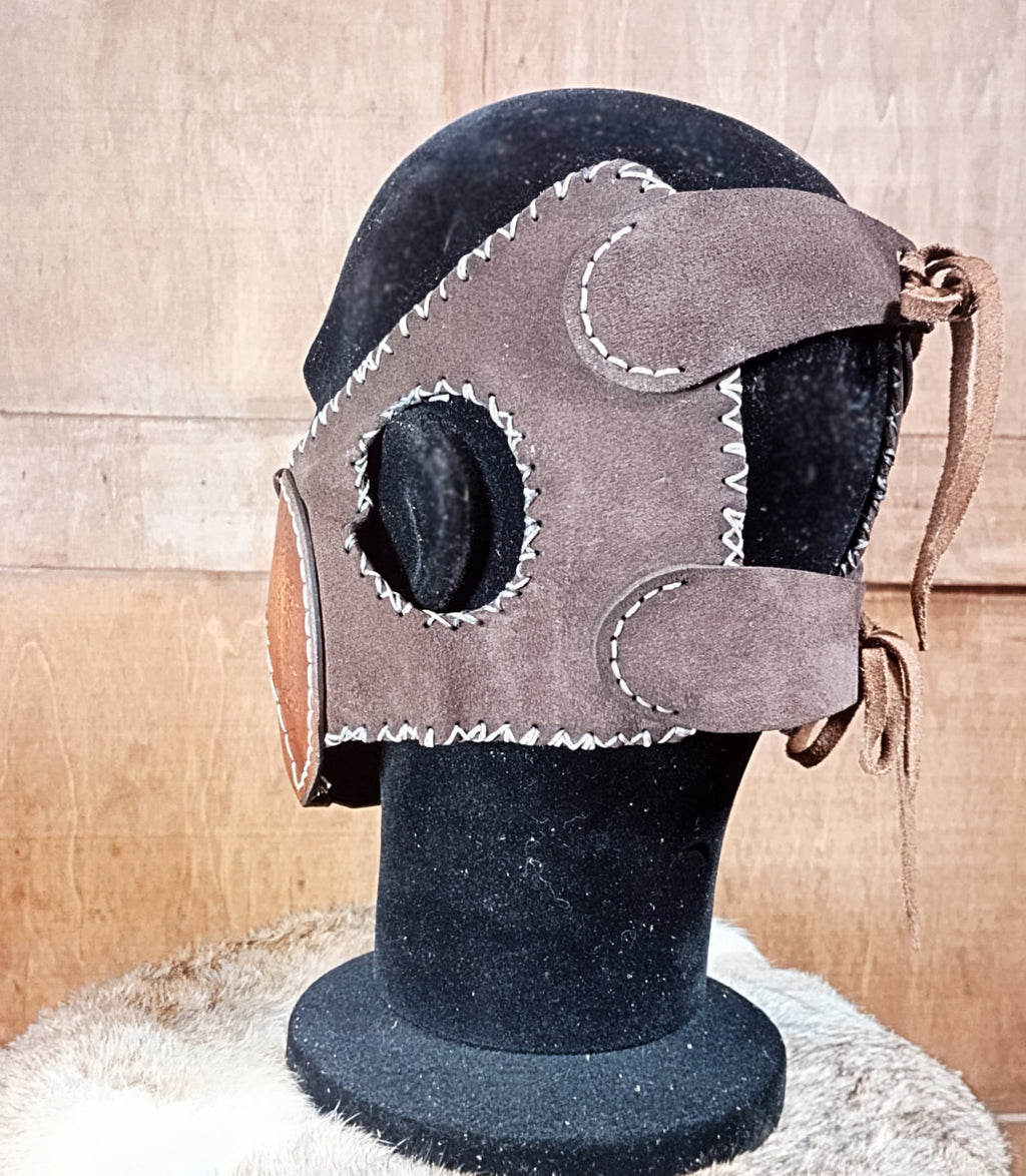 Mask leather pattern | Elf ranger faceshell | DIY instructions
