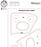 Mask leather pattern | Elf ranger faceshell | DIY instructions