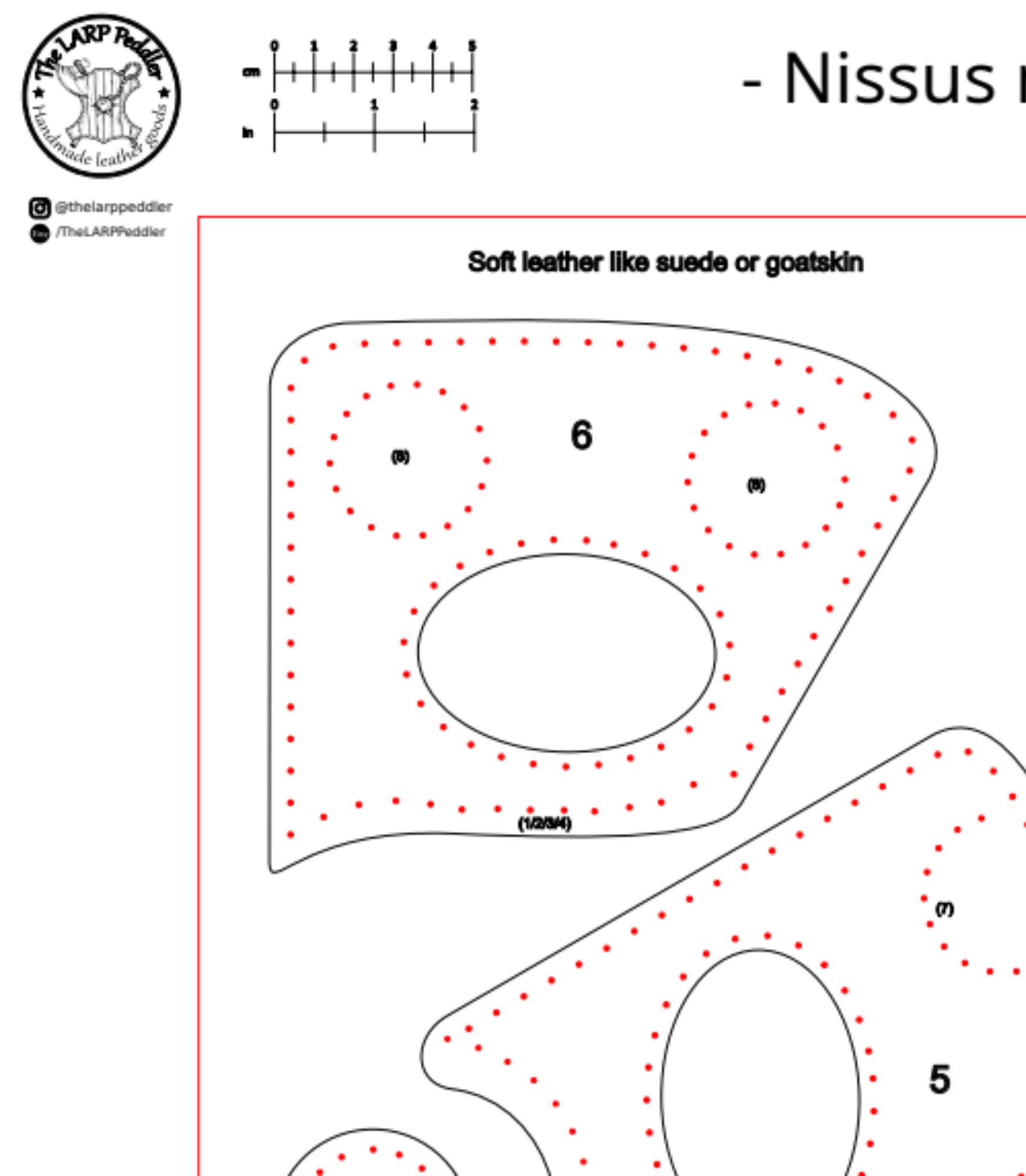 Mask leather pattern | Elf ranger faceshell | DIY instructions