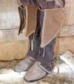Gaiters leather pattern | LARP boots | Easy to make leatherworking instructions