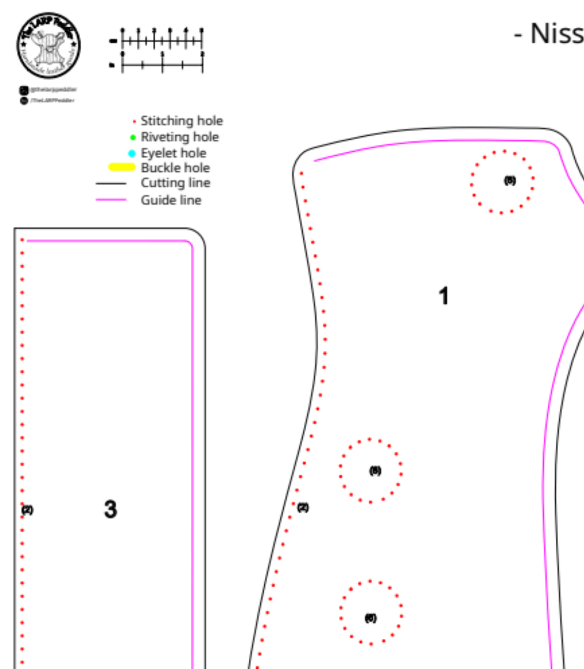 Gaiters leather pattern | LARP boots | Easy to make leatherworking instructions