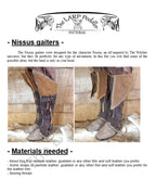 Gaiters leather pattern | LARP boots | Easy to make leatherworking instructions