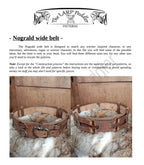 Leather pattern belt | LARP medieval | DIY instructions