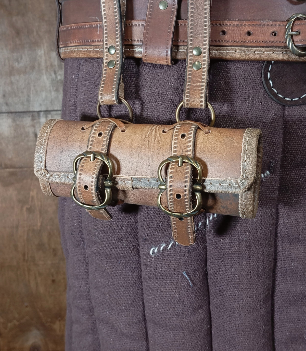 Potion holder leather pattern | LARP Alchemist | do it yourself instructions