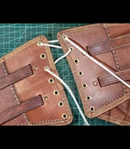 Kidney belt leather pattern | LARP female armor | DIY instructions