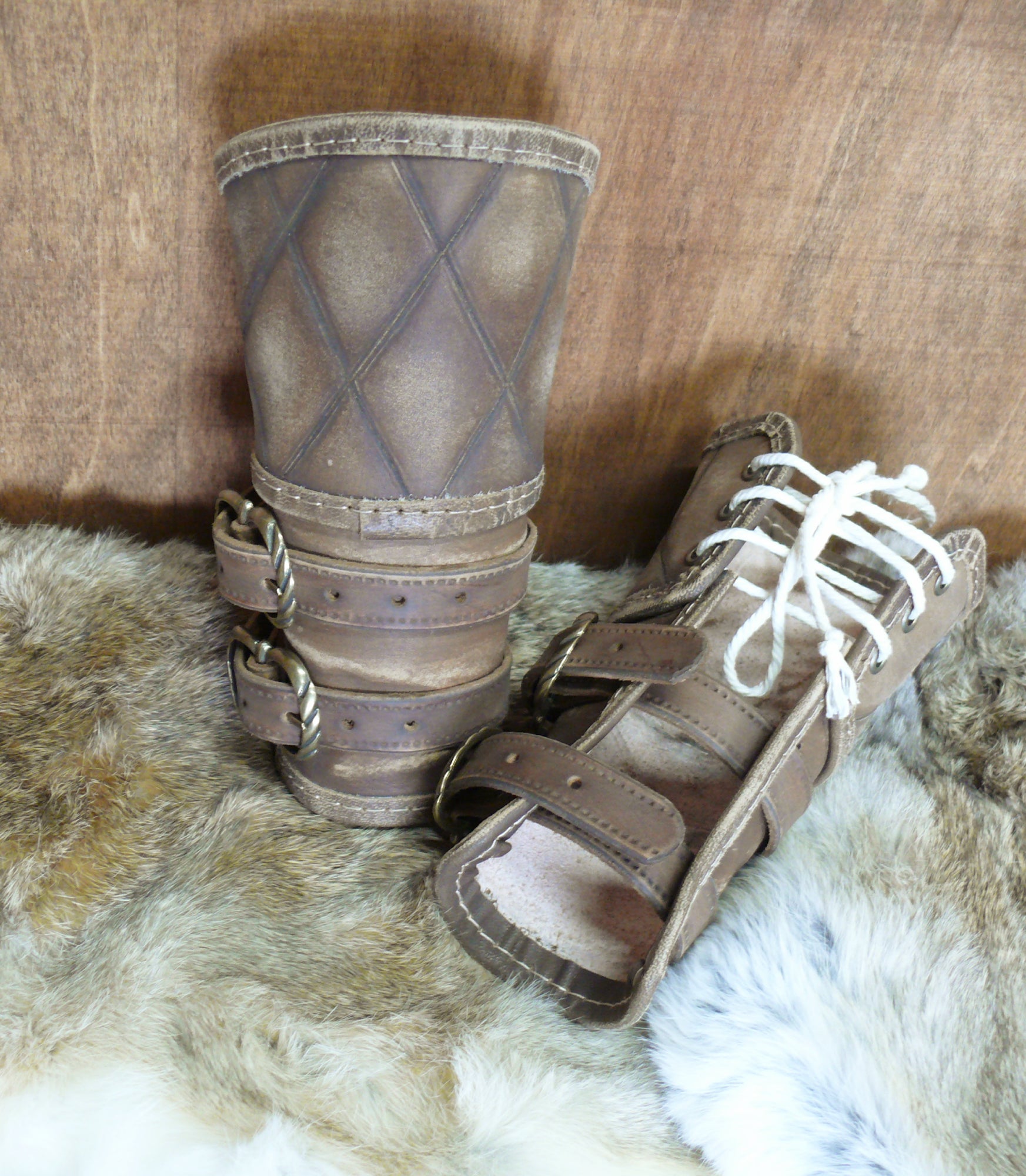 Female armor leather pattern set | LARP woman warrior | DIY instructions Full set