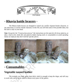 Leather bracers pattern | LARP Warrior | Easy to make with instructions