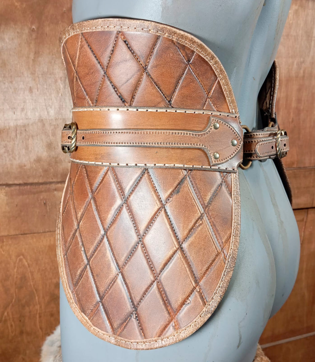 Kidney belt leather pattern | LARP Rogue Witcher | DIY instructions