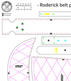 Kidney belt leather pattern | LARP Rogue Witcher | DIY instructions