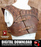 Armor leather pattern | DnD Rogue character | DIY instructions included