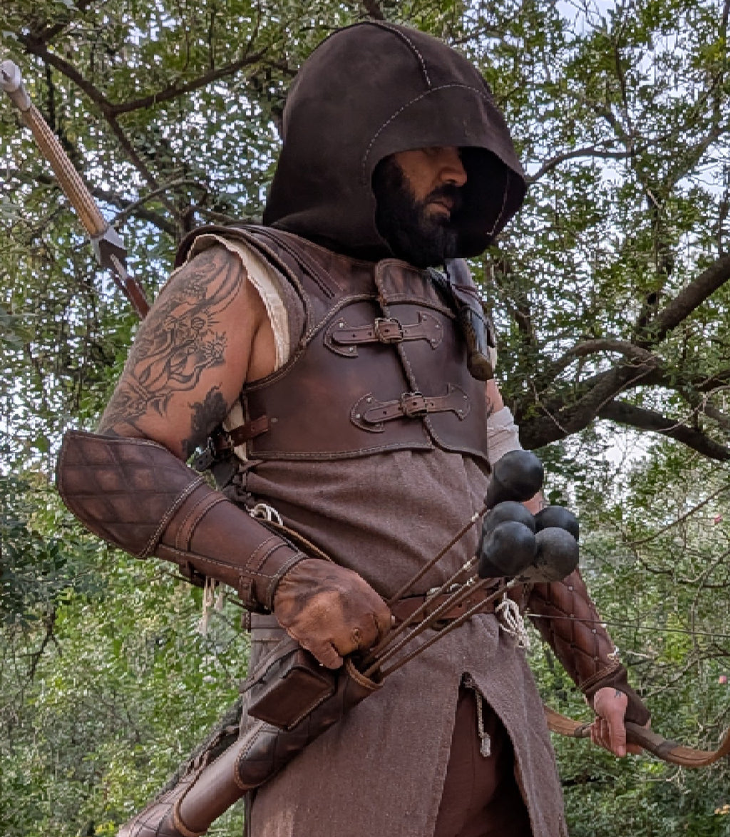 Armor leather pattern | DnD Rogue character | DIY instructions included