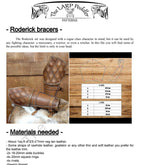 Bracer leather pattern | DnD Rogue armor | DIY instructions