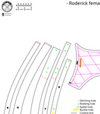 Female Armor leather pattern | DnD Rogue character | DIY instructions included