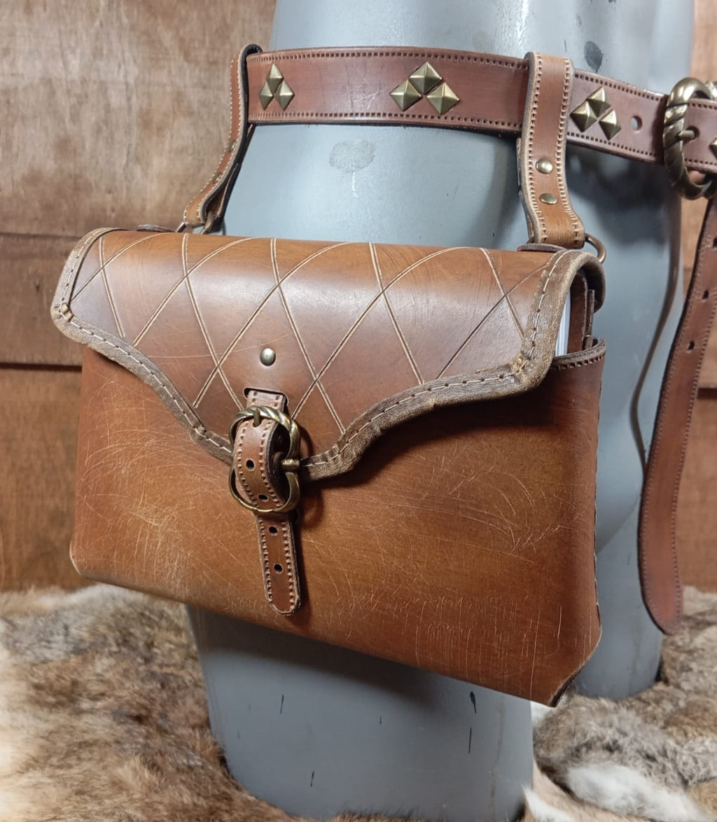 Book leather Pattern | LARP wizard | PDF instructions