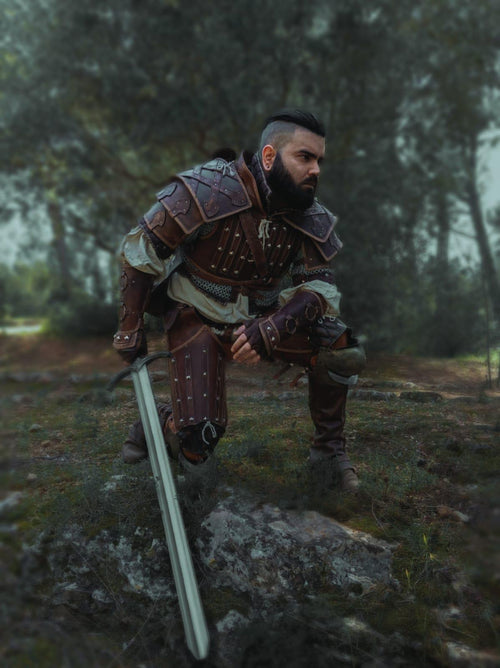 Armor set leather pattern bundle | Witcher LARP | DIY instructions