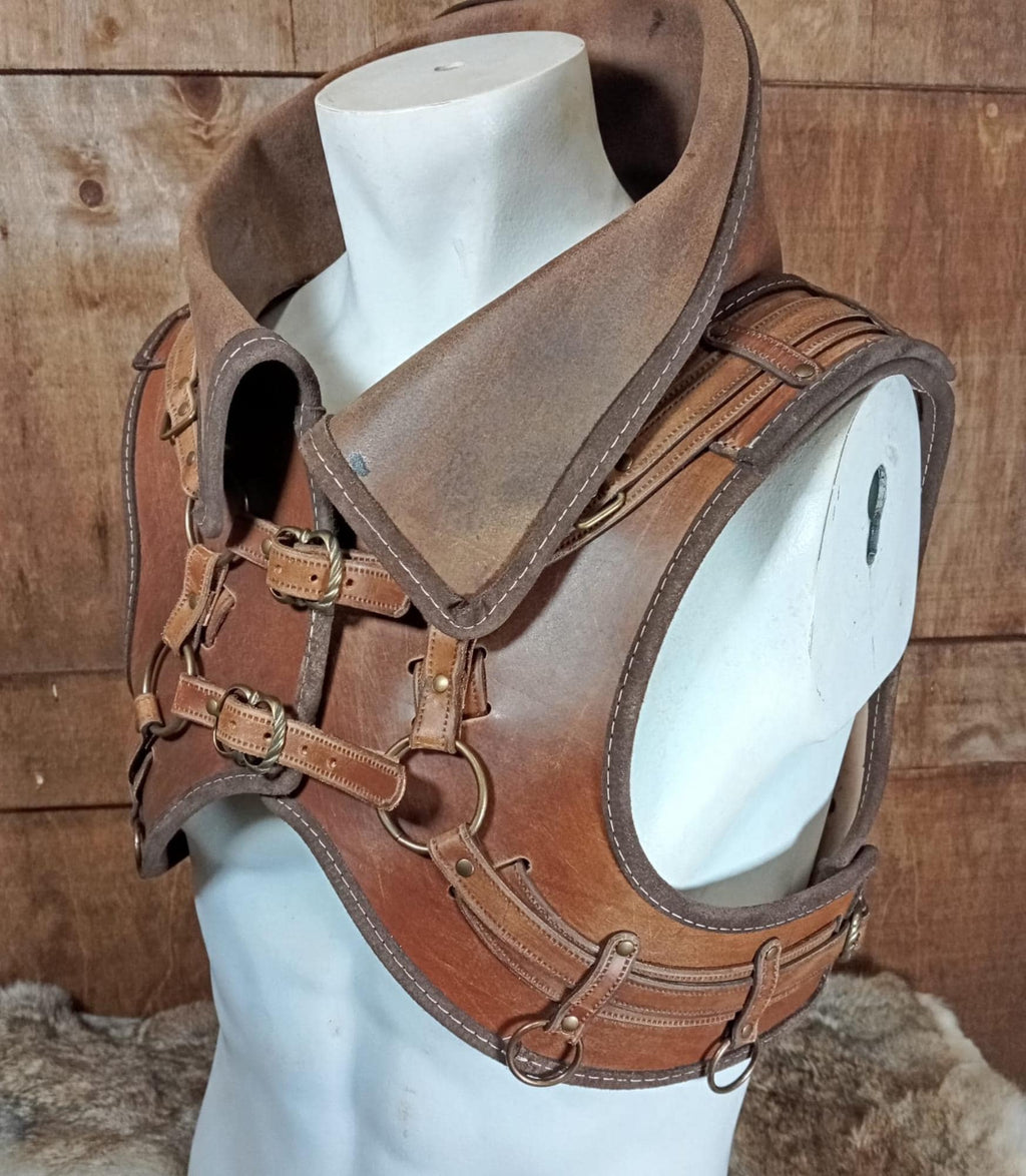 Leather armor pattern | LARP warrior | Easy to make leatherworking instructions