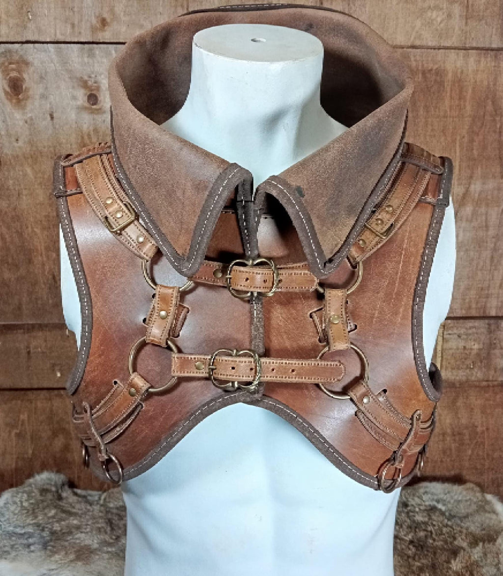 Leather armor pattern | LARP warrior | Easy to make leatherworking instructions