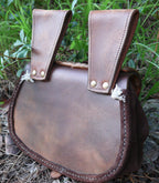 Leather pattern bag | Fantasy LARP outfit | DIY instructions