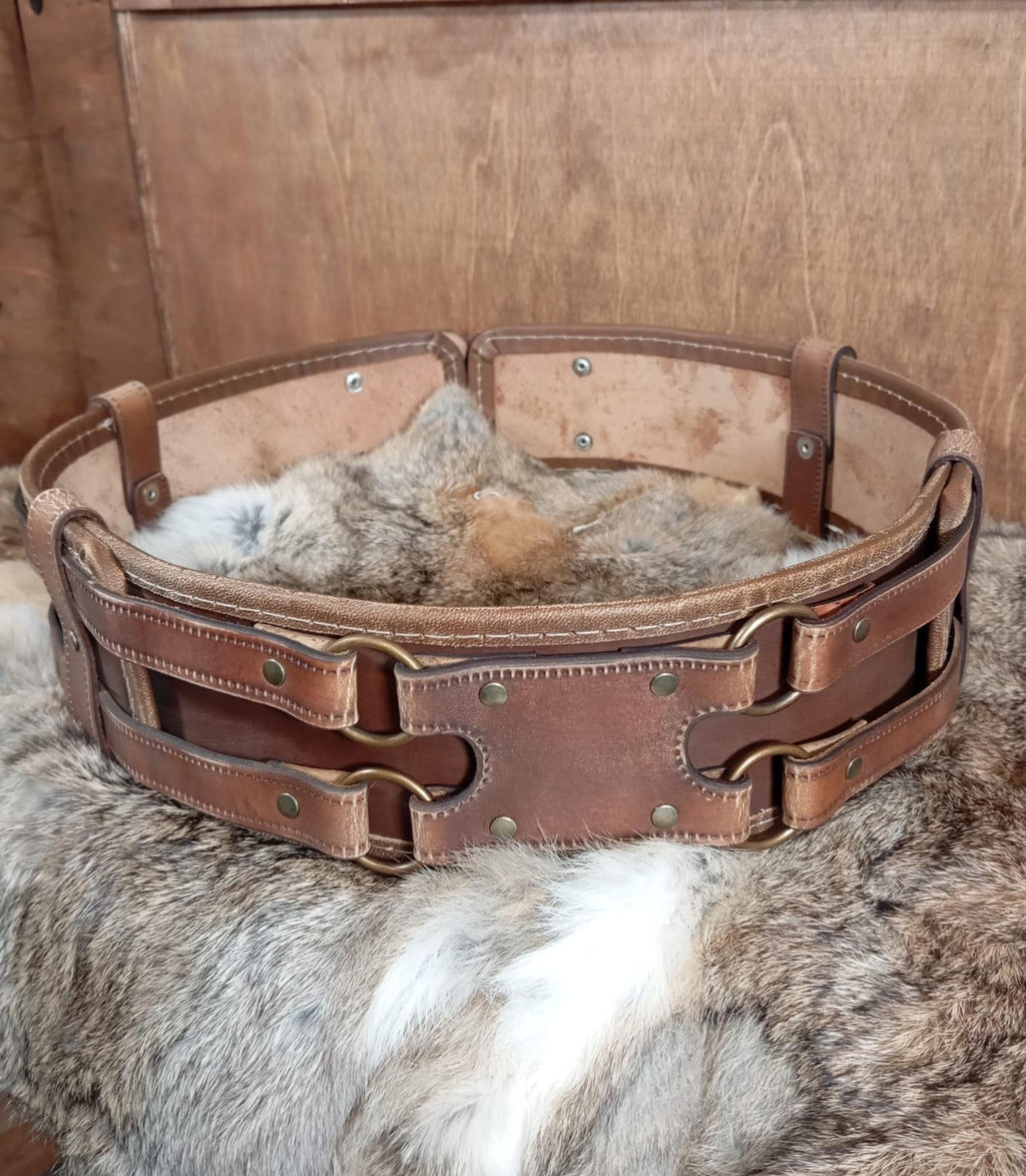 Leather pattern belt | LARP medieval | DIY instructions