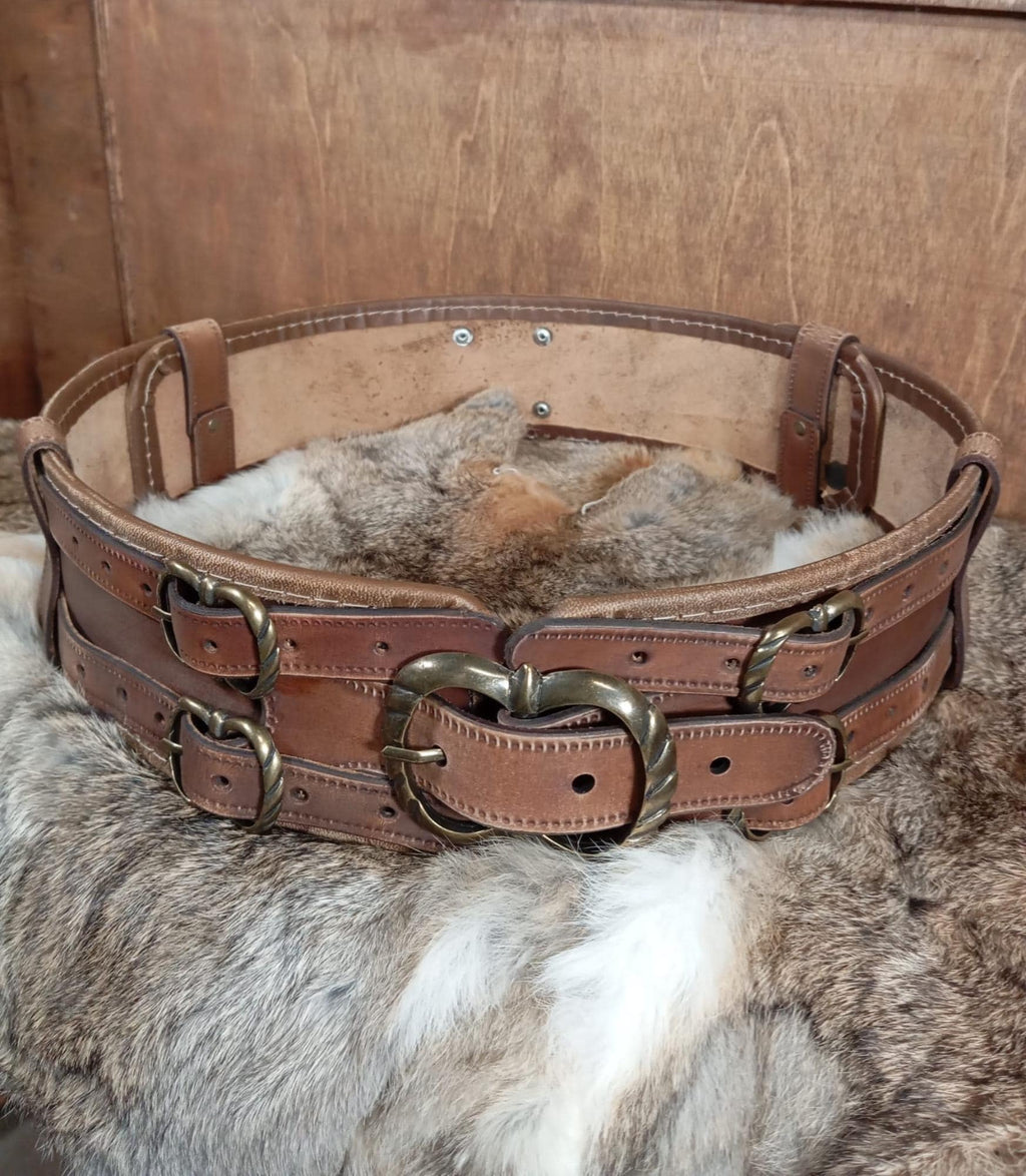 Leather pattern belt | LARP medieval | DIY instructions