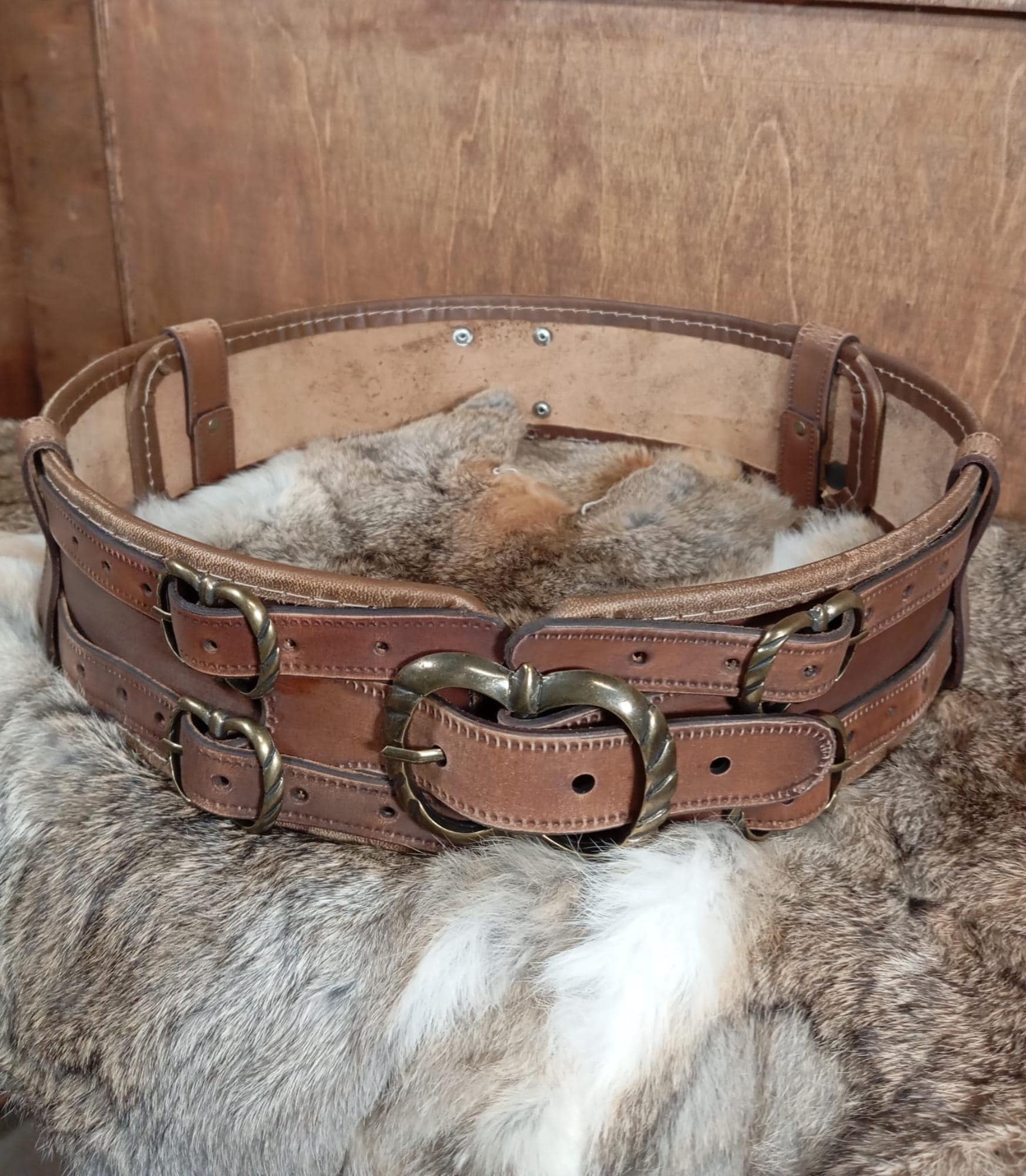 Leather pattern belt | LARP medieval | DIY instructions