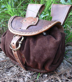 Leather pattern bag | Fantasy LARP outfit | DIY instructions