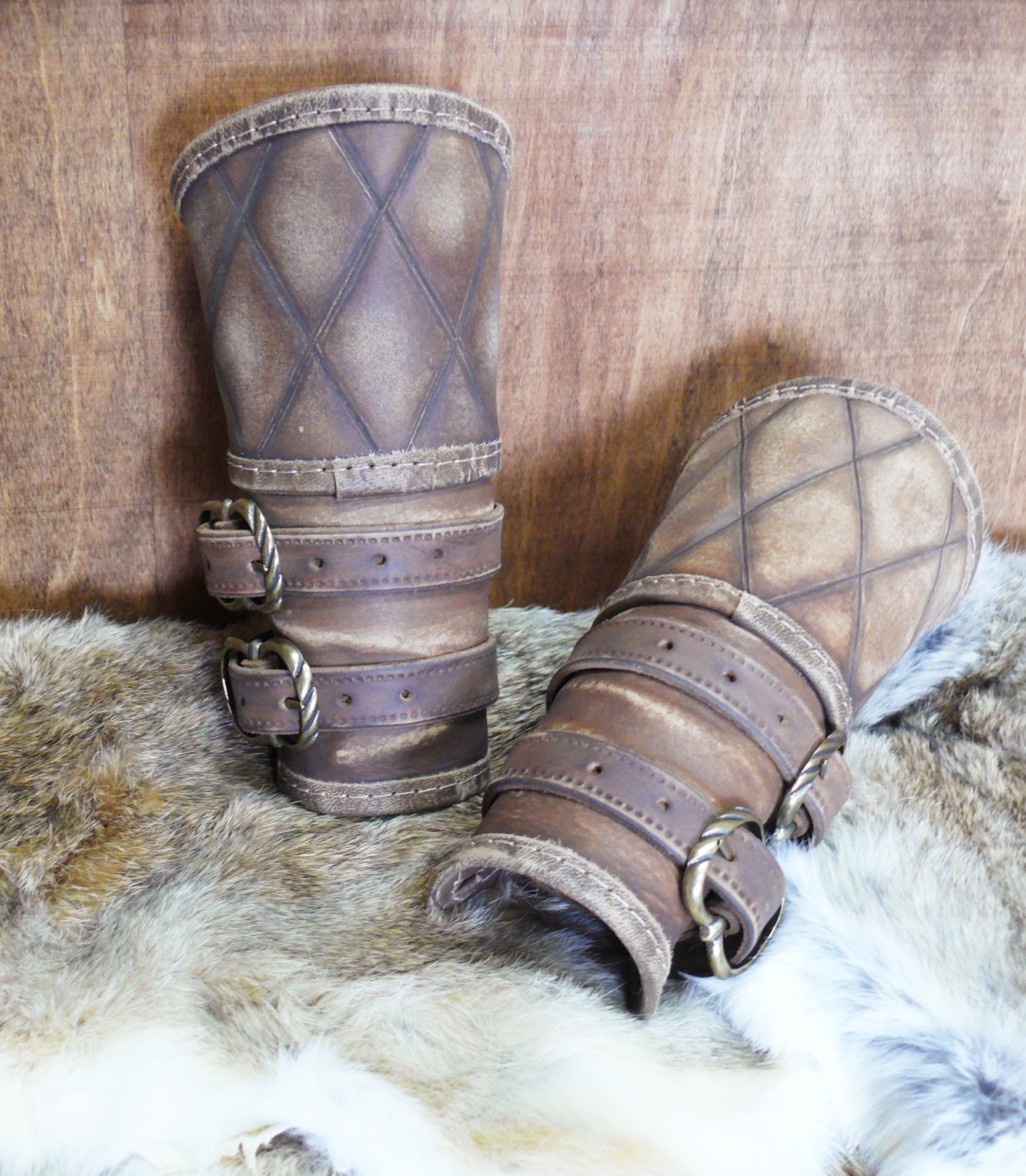 Leather bracers pattern | LARP Warrior | Easy to make with instructions