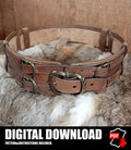 Leather pattern belt | LARP medieval | DIY instructions