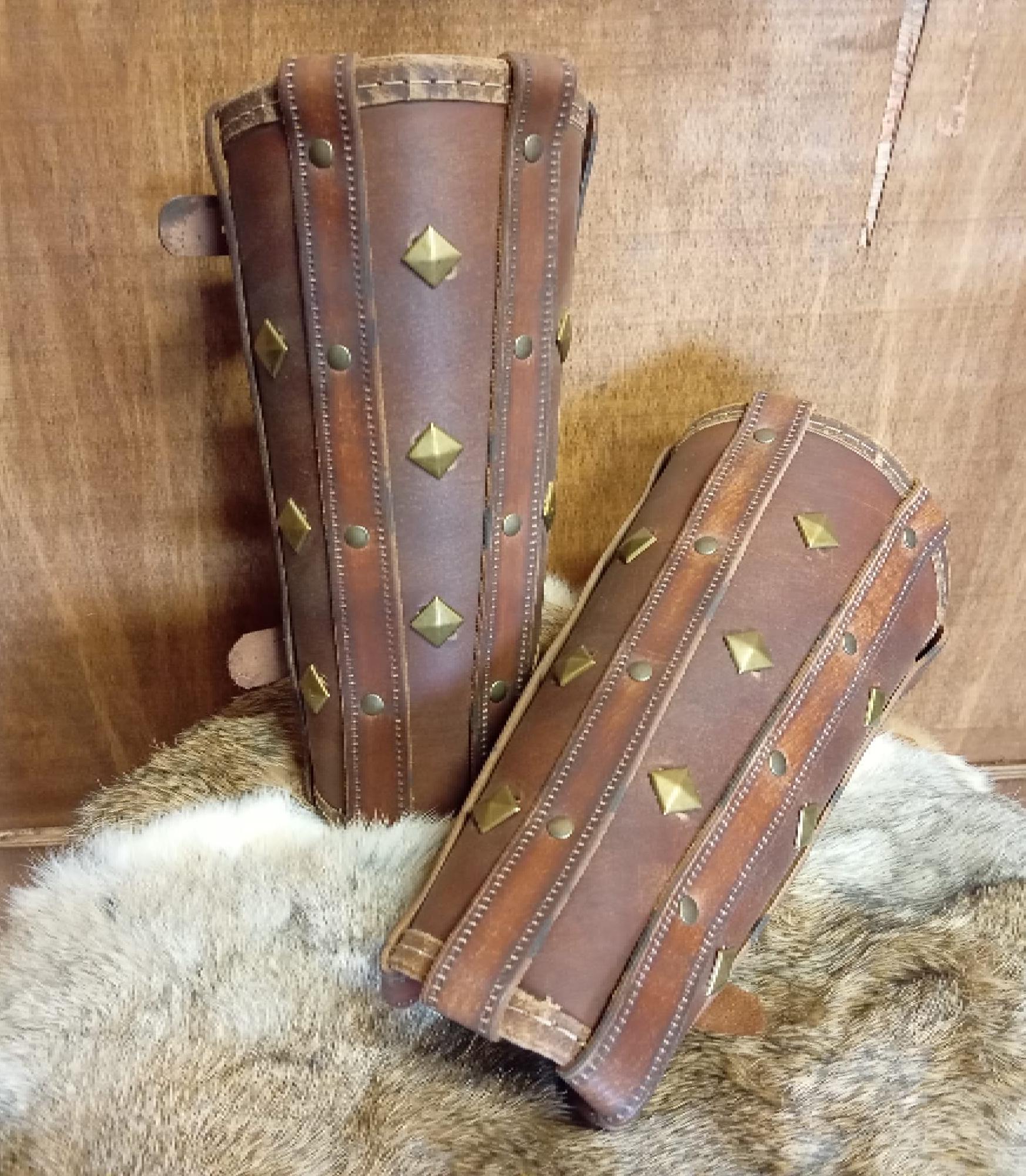 Bracer leather pattern | LARP warrior or ranger | DIY with instructions