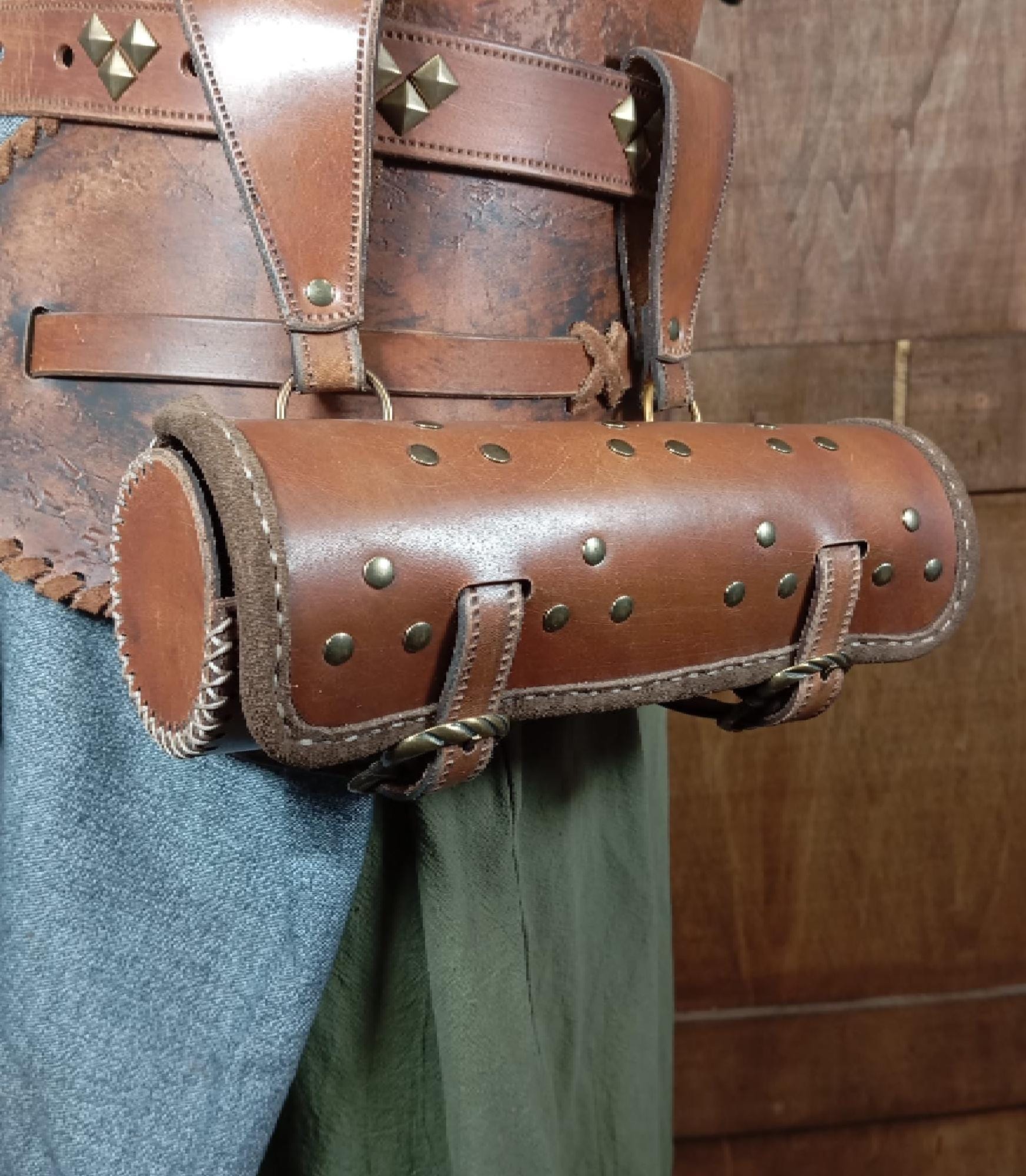 Leather bag pattern | Larp fantasy purse | DIY instructions