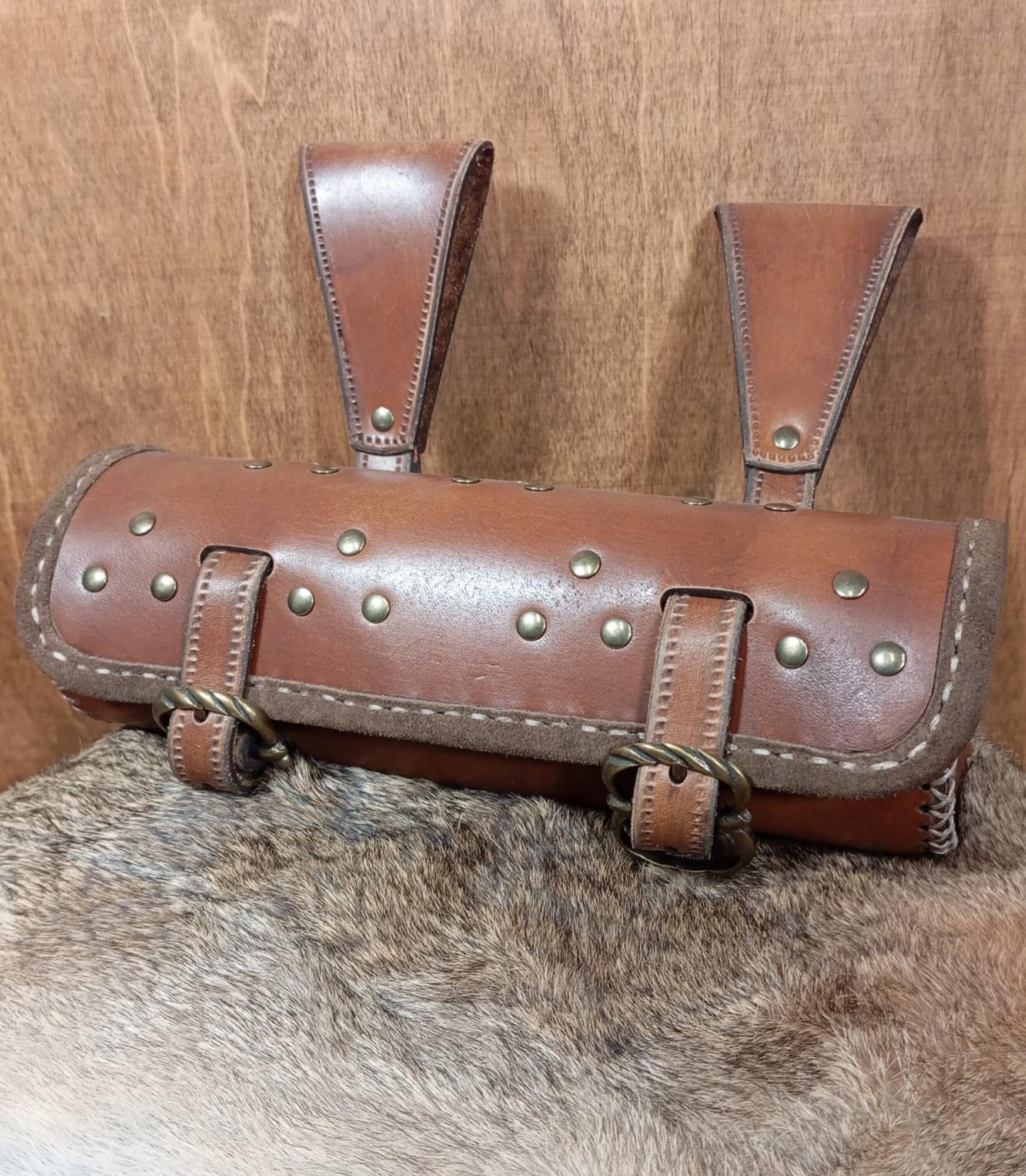 Leather bag pattern | Larp fantasy purse | DIY instructions